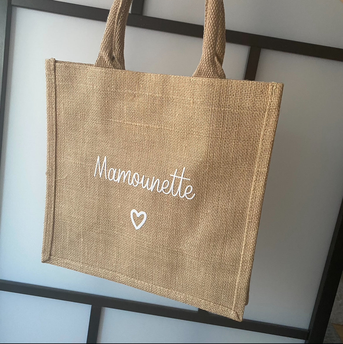 Sac en toile de jute